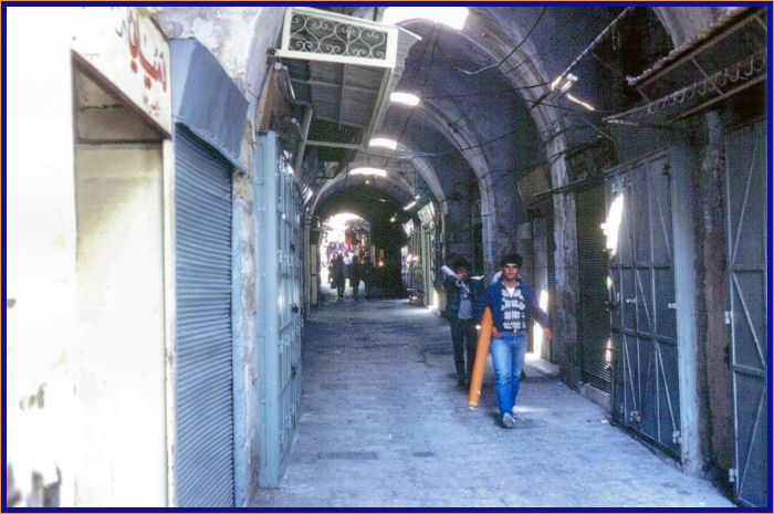 Covered streets of the Christian Quarter